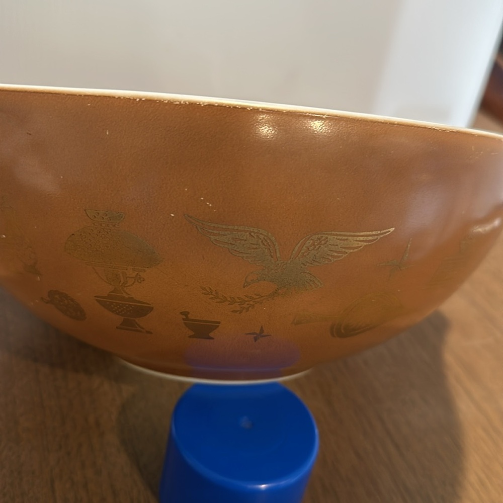 Mixing Bowl Early American by PYREX 4 Quart, 444 Vintage - Picture 3 of 8